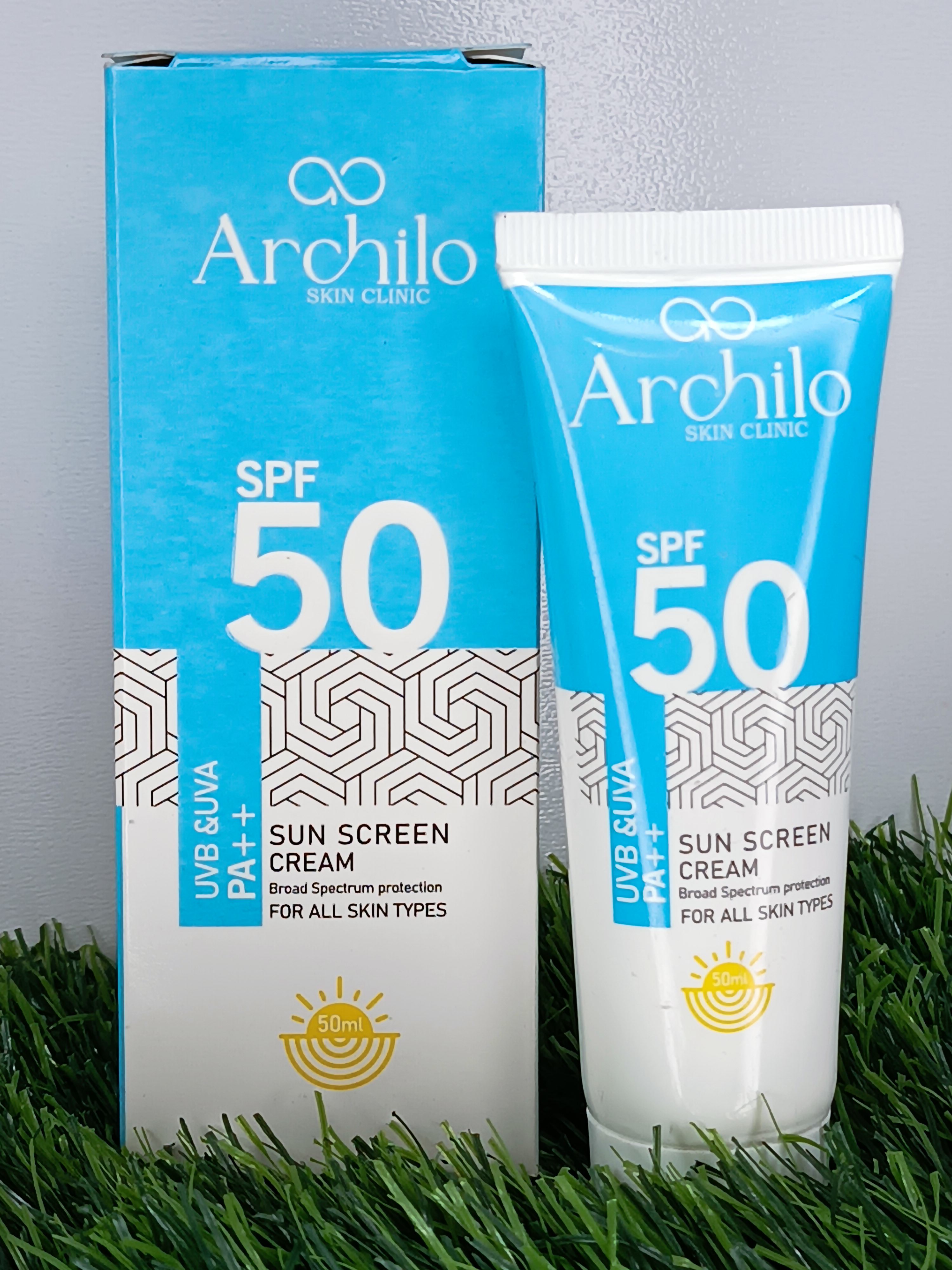 کرم ضد آفتاب Archilo Skin Clinic SPF 50 PA++