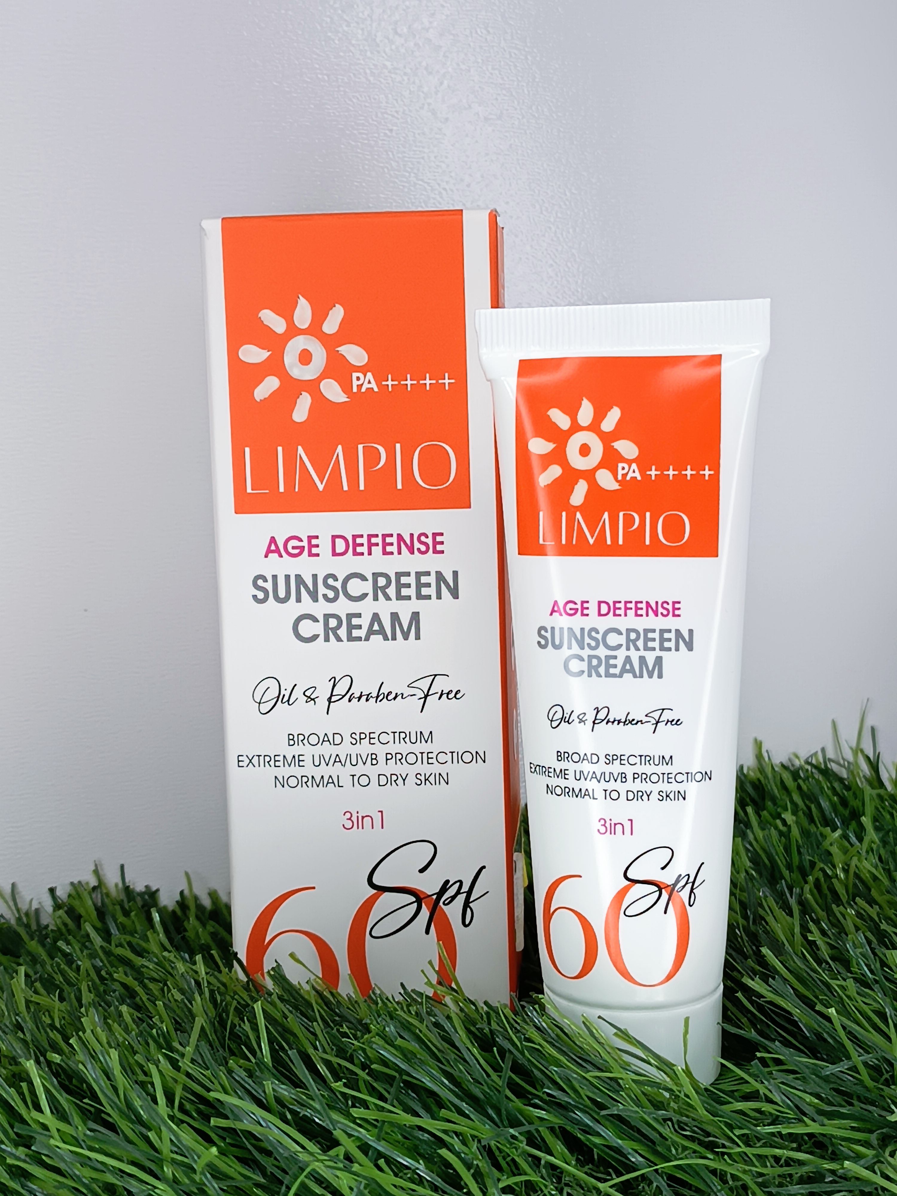کرم ضد آفتاب LIMPIO Age Defense SPF 60 PA++++